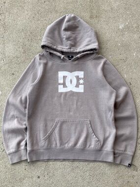Y2k Grey DC Shoes Hoodie